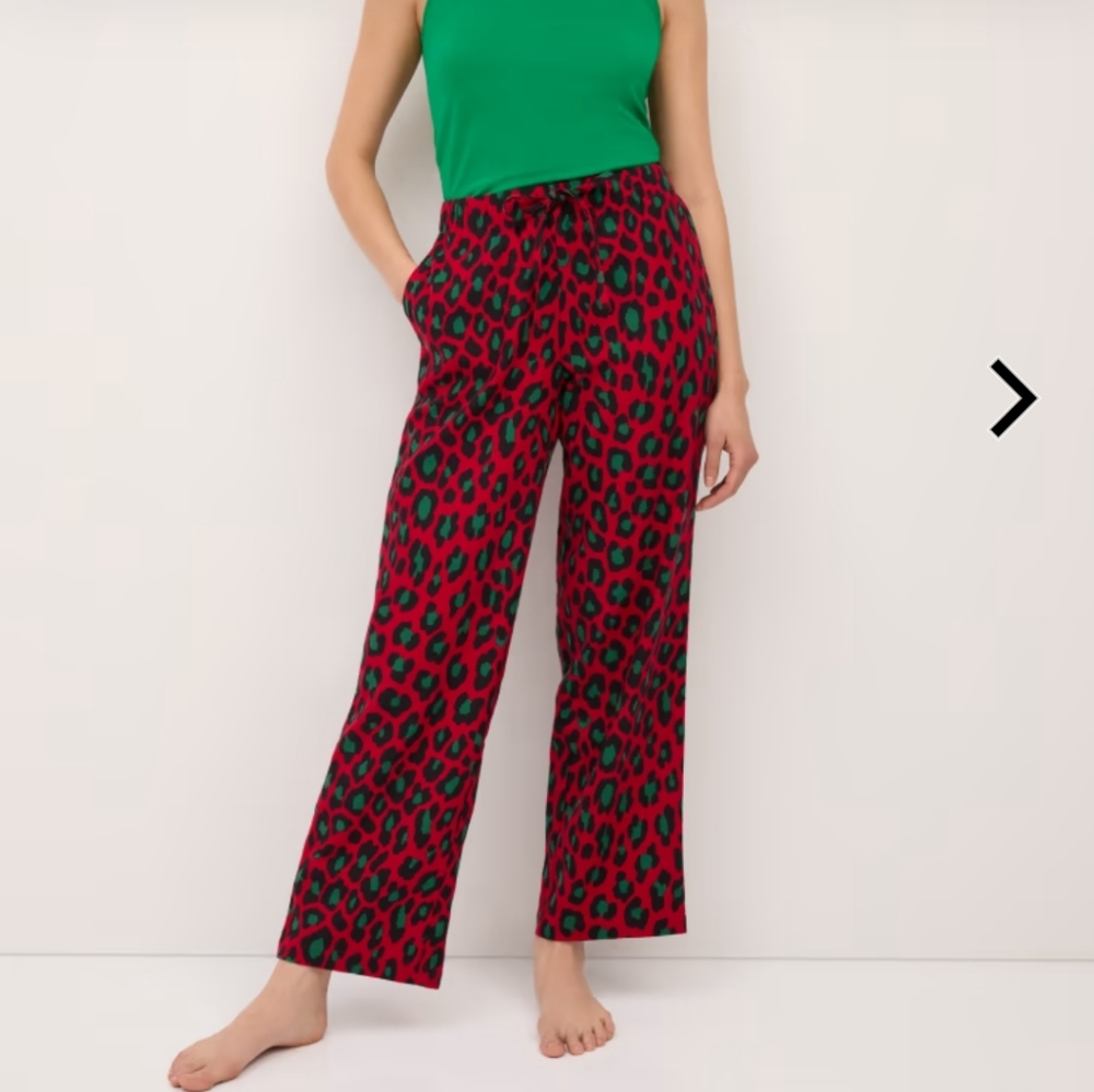 NWT New York and Co leoard print pajama pants